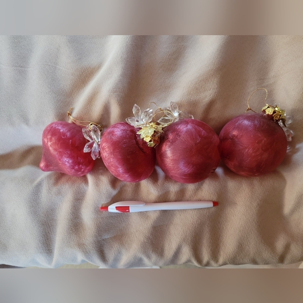 Vintage glass ornaments (set 2)